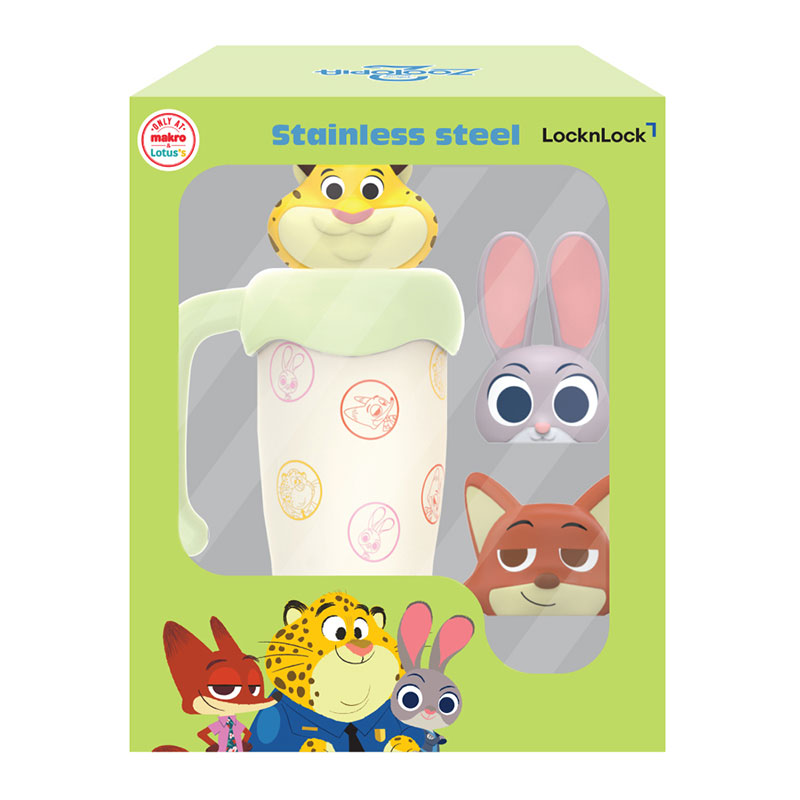 LocknLock Zootopia Triple Head Tumbler